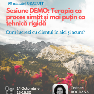 Lucrul cu trauma complexă în cabinet: Te invităm la o sesiune DEMO NARM gratuită